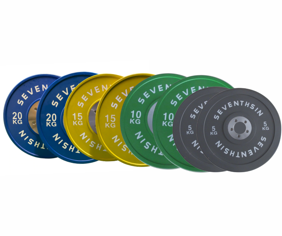 100Kg Competition plate set - Seventh Sin Fitness